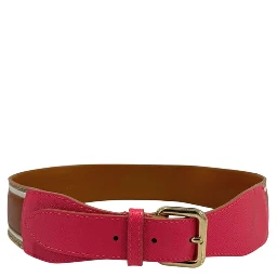 Pink Genuine Leather Women Belt