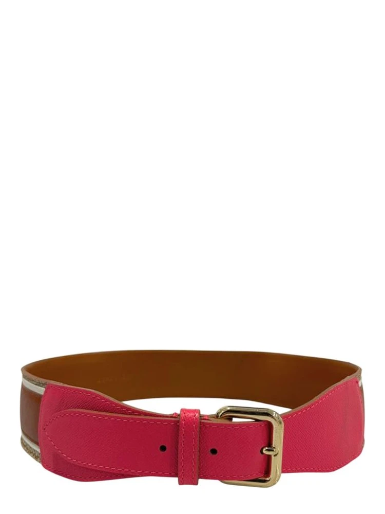 Pink Genuine Leather Women Belt alternative