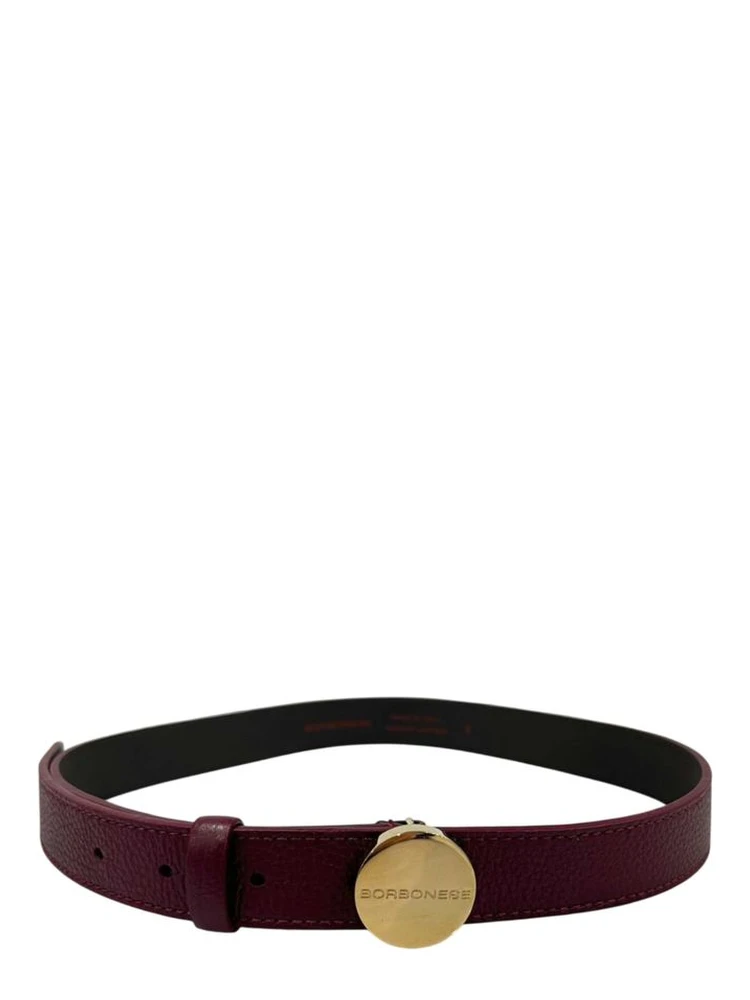 Red Genuine Leather Women's Belt alternative