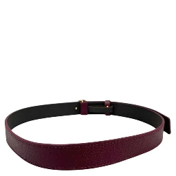 Red Genuine Leather Women's Belt