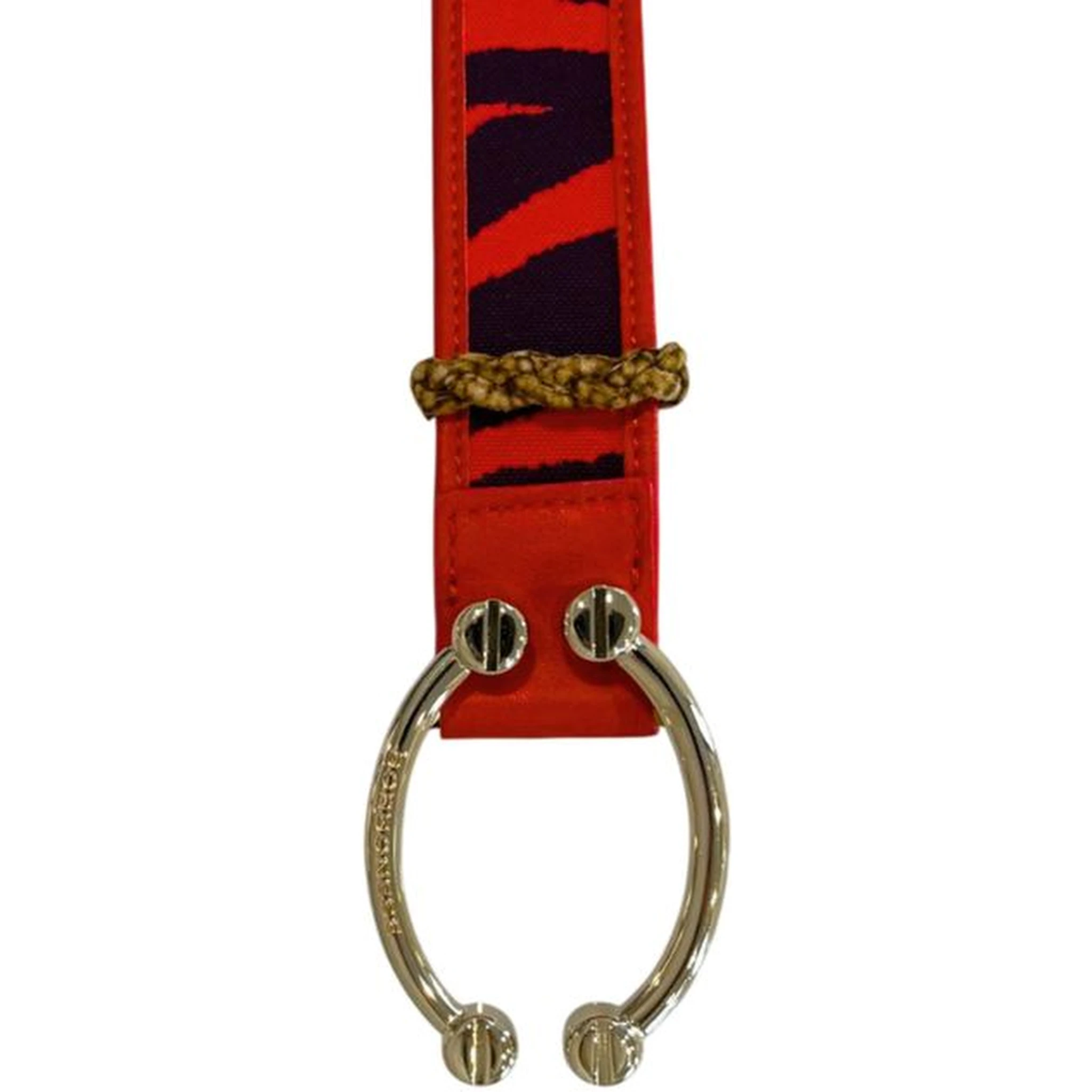 Orange Leather Women Belt