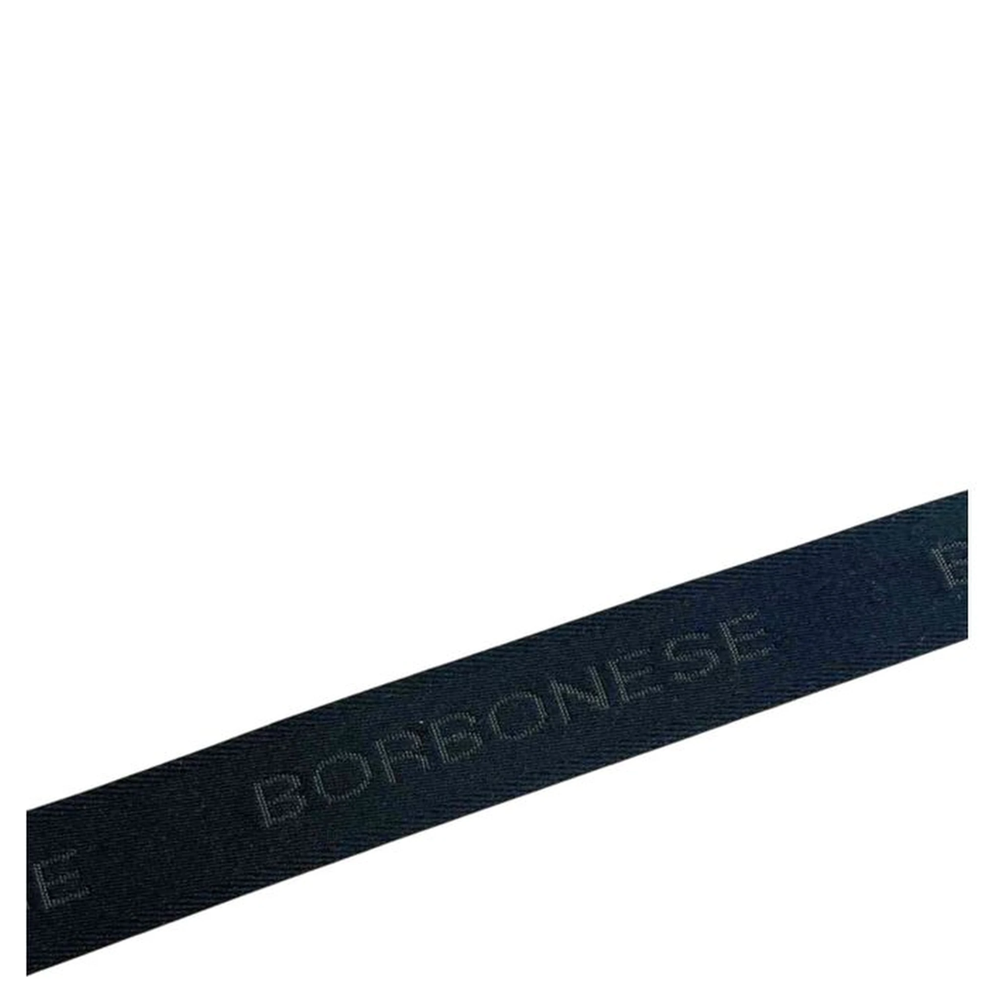 Black Polyester Men's Belt