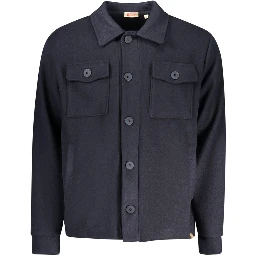Blue Cotton Men's Shirt
