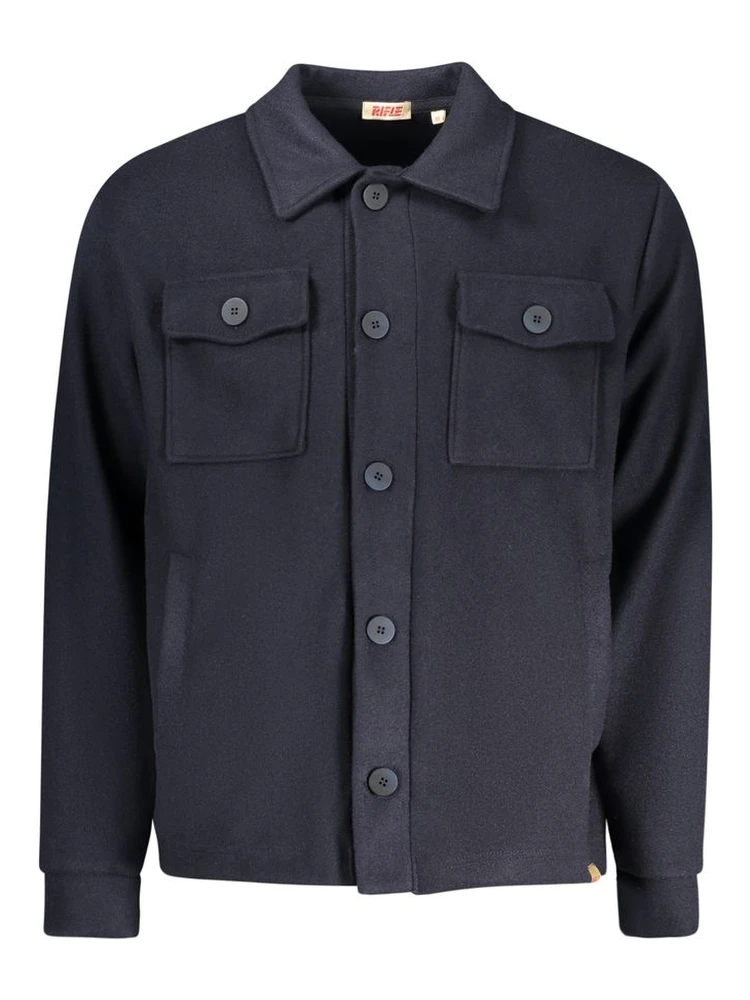 Blue Cotton Men's Shirt