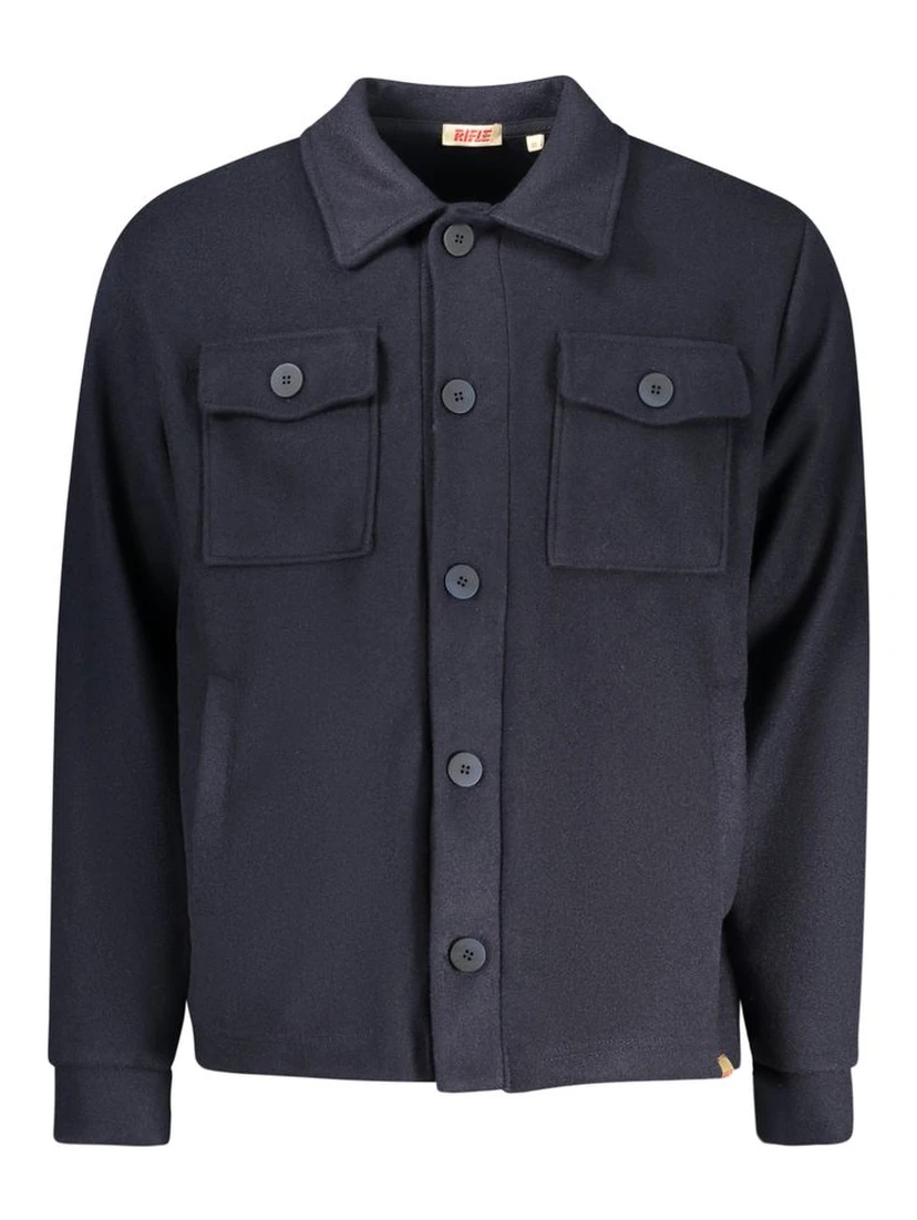 Blue Cotton Men's Shirt
