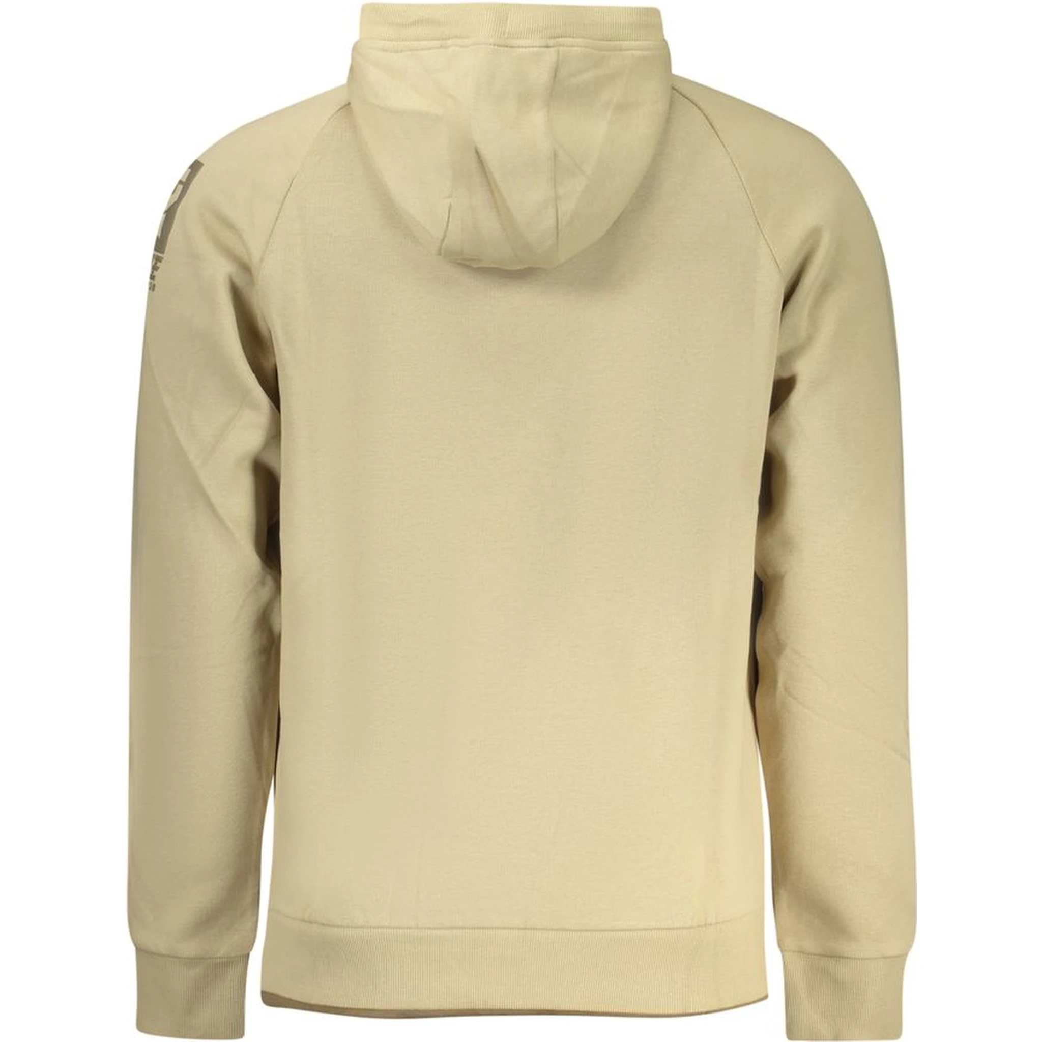 Beige Cotton Men Sweatshirt
