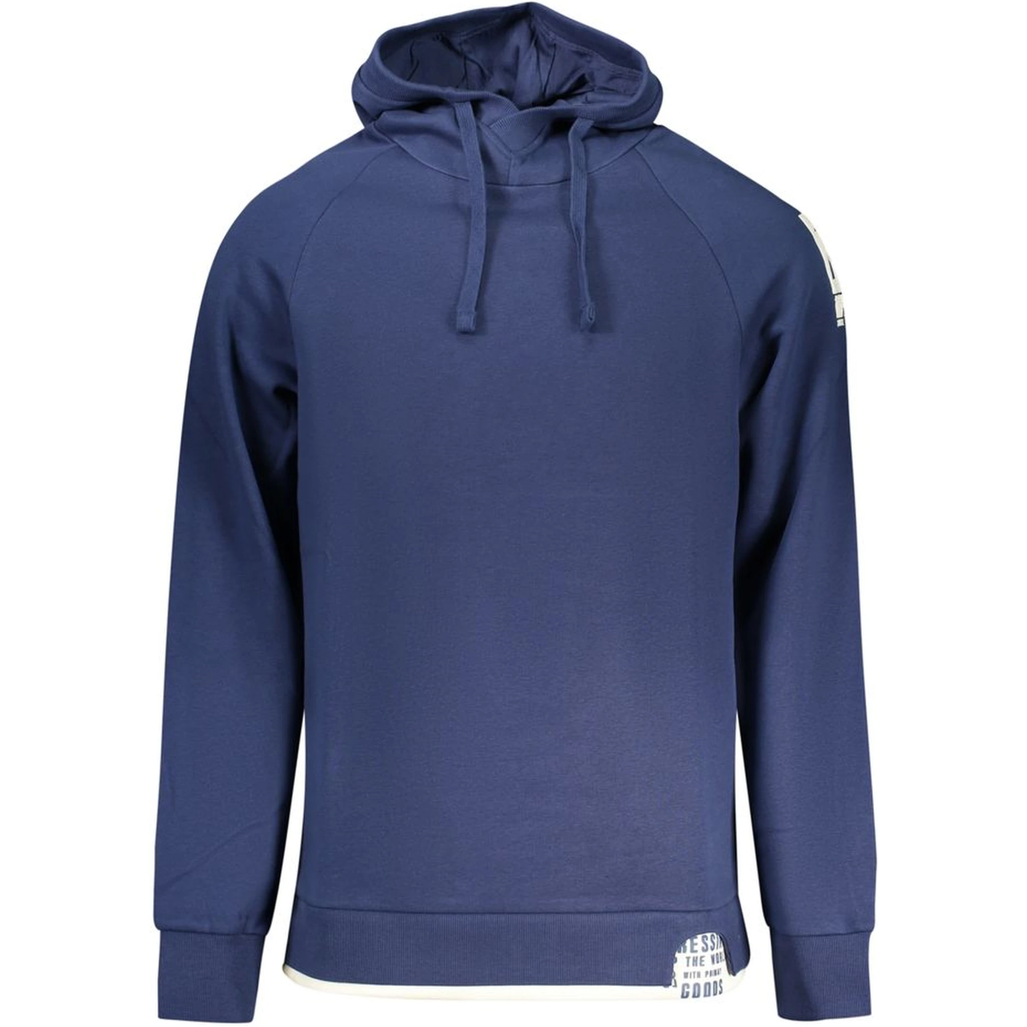 Blue Cotton Men's Sweatshirt