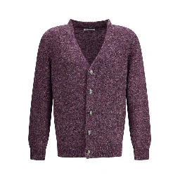 Multicolor Alpaca Vicugna Pacos Cardigan