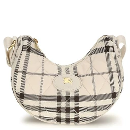 Beige Polyamide Shoulder Bag