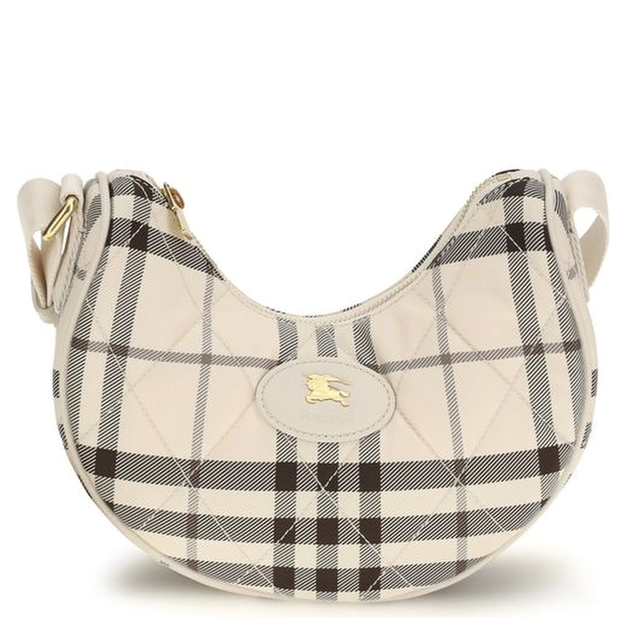 Beige Polyamide Shoulder Bag