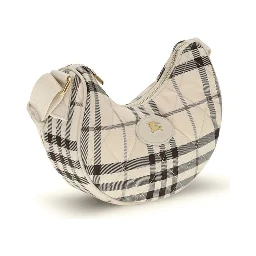 Beige Polyamide Shoulder Bag