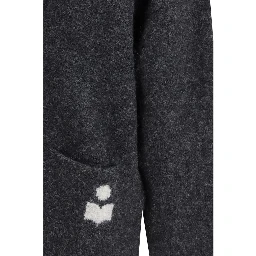 Gray Alpaca Vicugna Pacos Cardigan