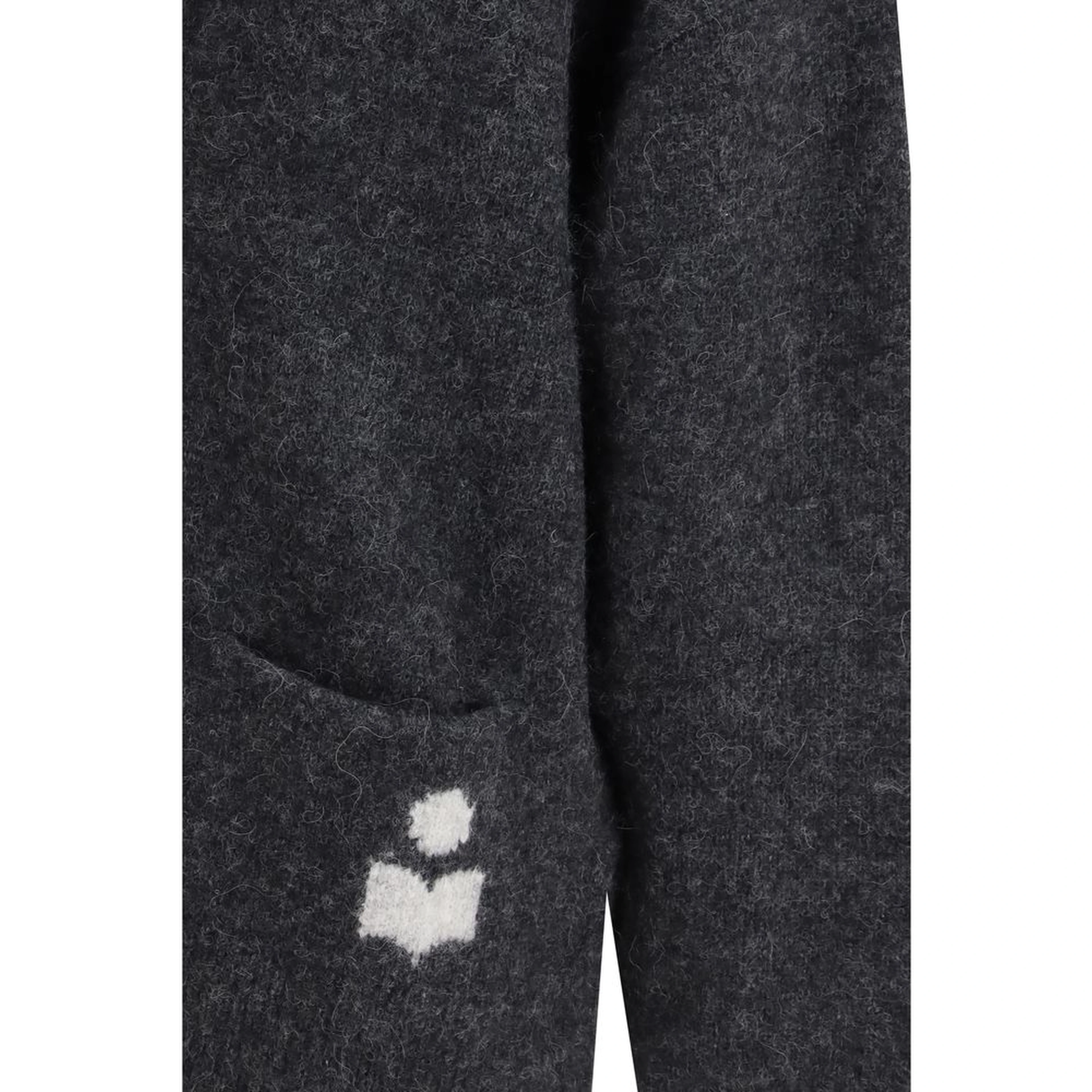 Gray Alpaca Vicugna Pacos Cardigan