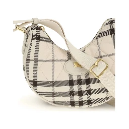 Beige Polyamide Shoulder Bag