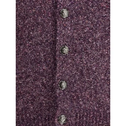 Multicolor Alpaca Vicugna Pacos Cardigan