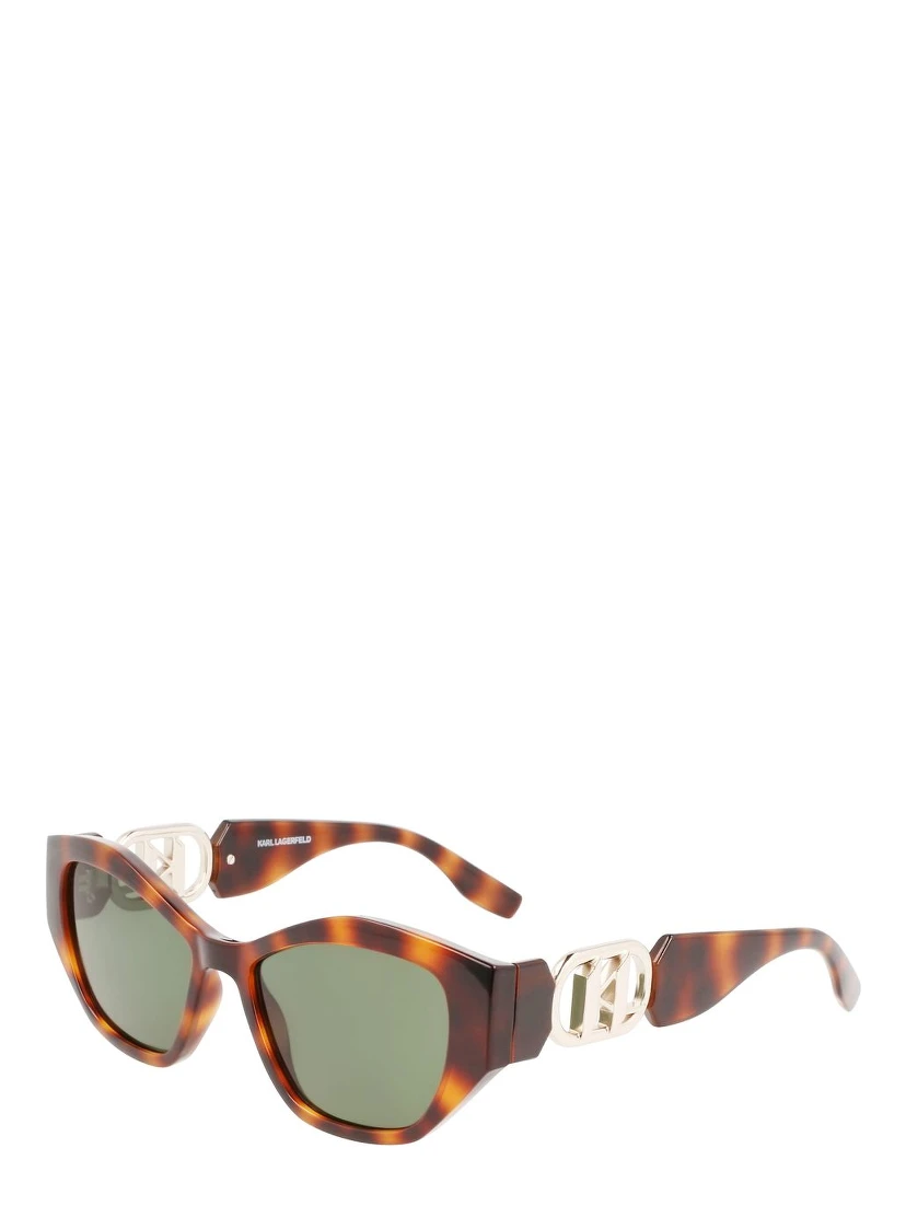 Brown Injected Sunglasses