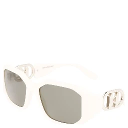 White Injected Sunglasses