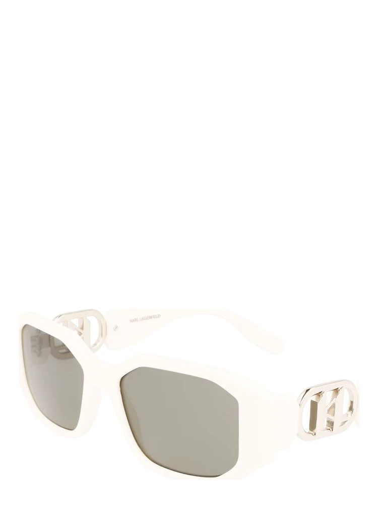 White Injected Sunglasses