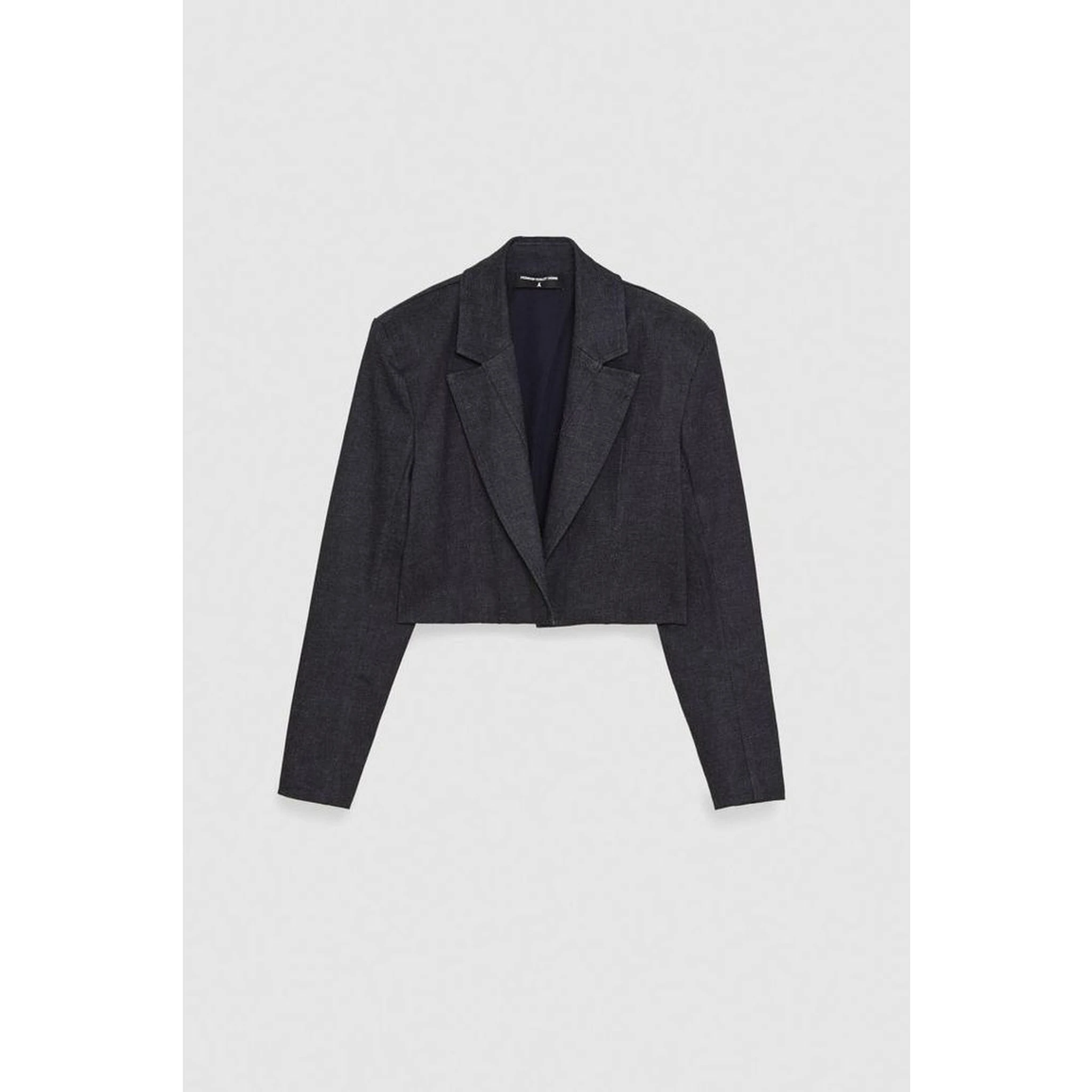 Navy Blue Cotton Blazer