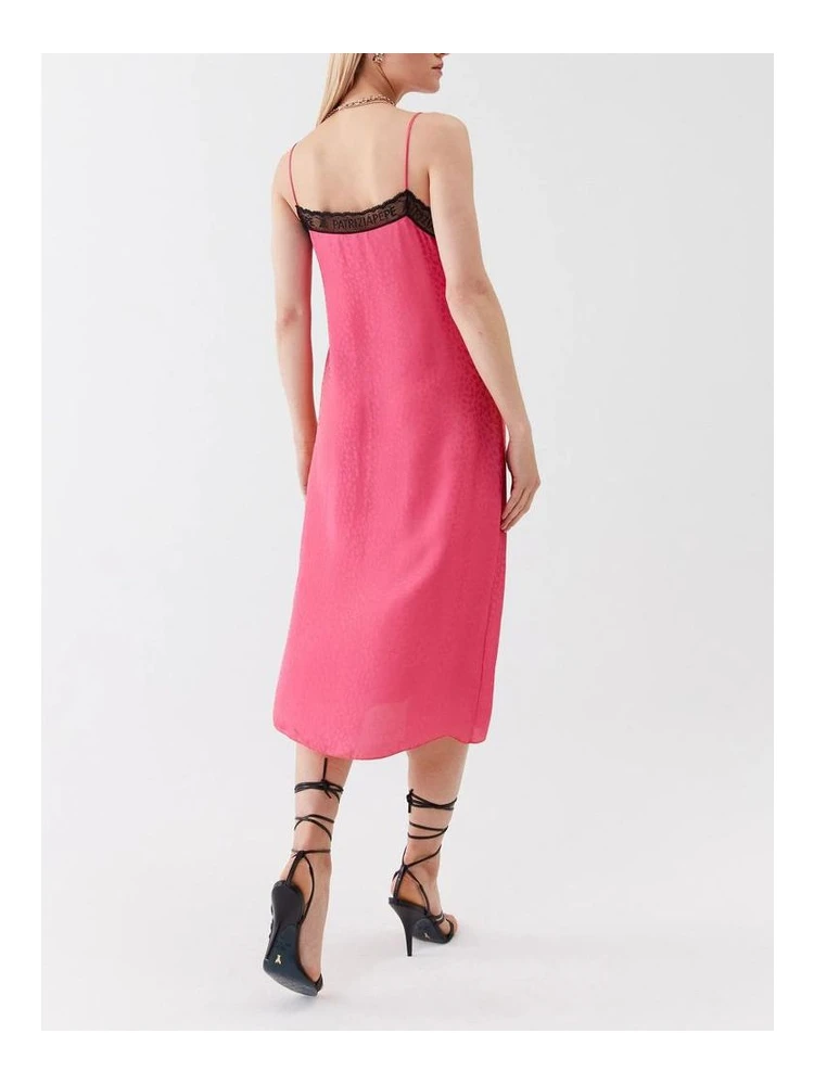 Fuchsia Viscose Casual Dress alternative