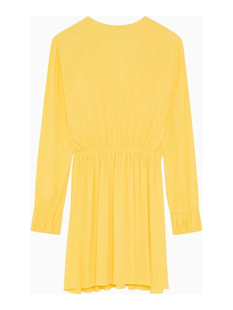 Yellow Viscose Casual Dress alternative