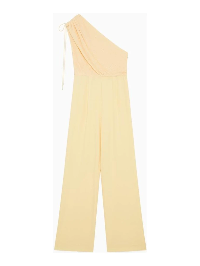 Yellow Polyester Rompers