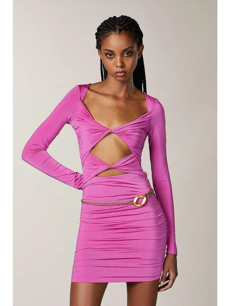 Purple Nylon Casual Dress alternative