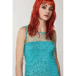 Multicolor Polyester Cocktail Dress