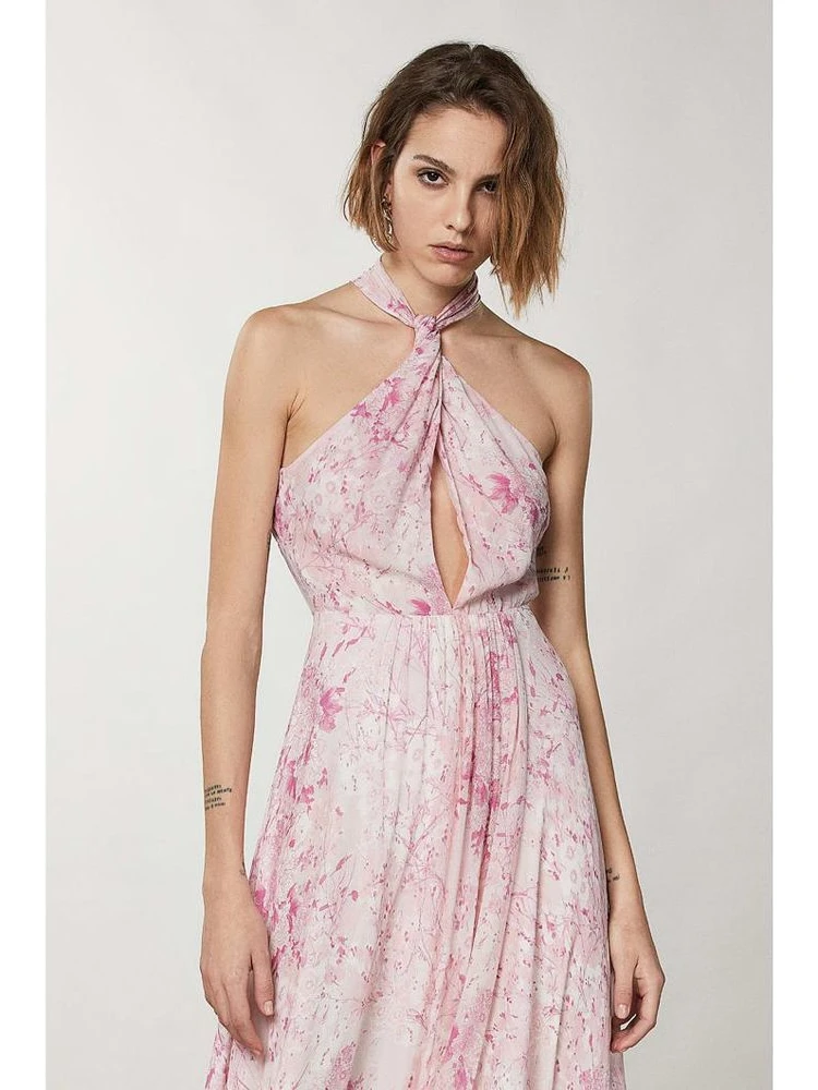 Pink Viscose Casual Dress alternative