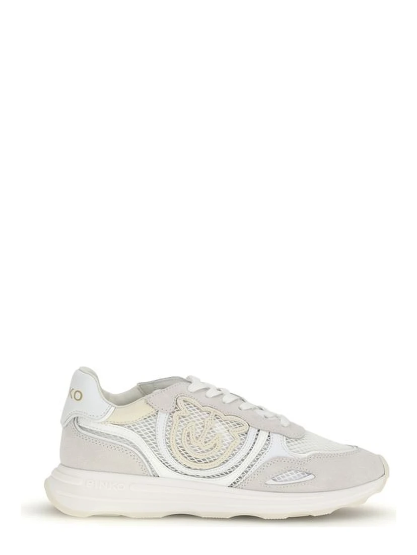 White Calf Leather Bos Taurus Athletic Sneakers