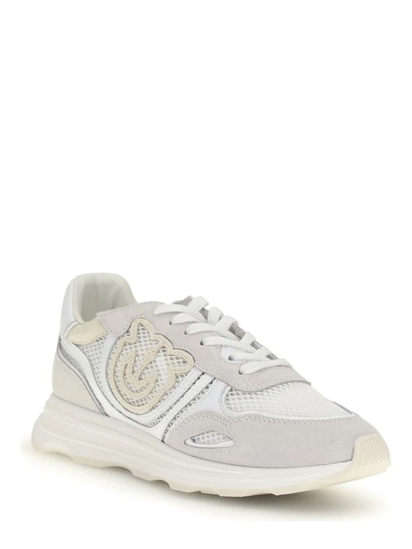 White Calf Leather Bos Taurus Athletic Sneakers