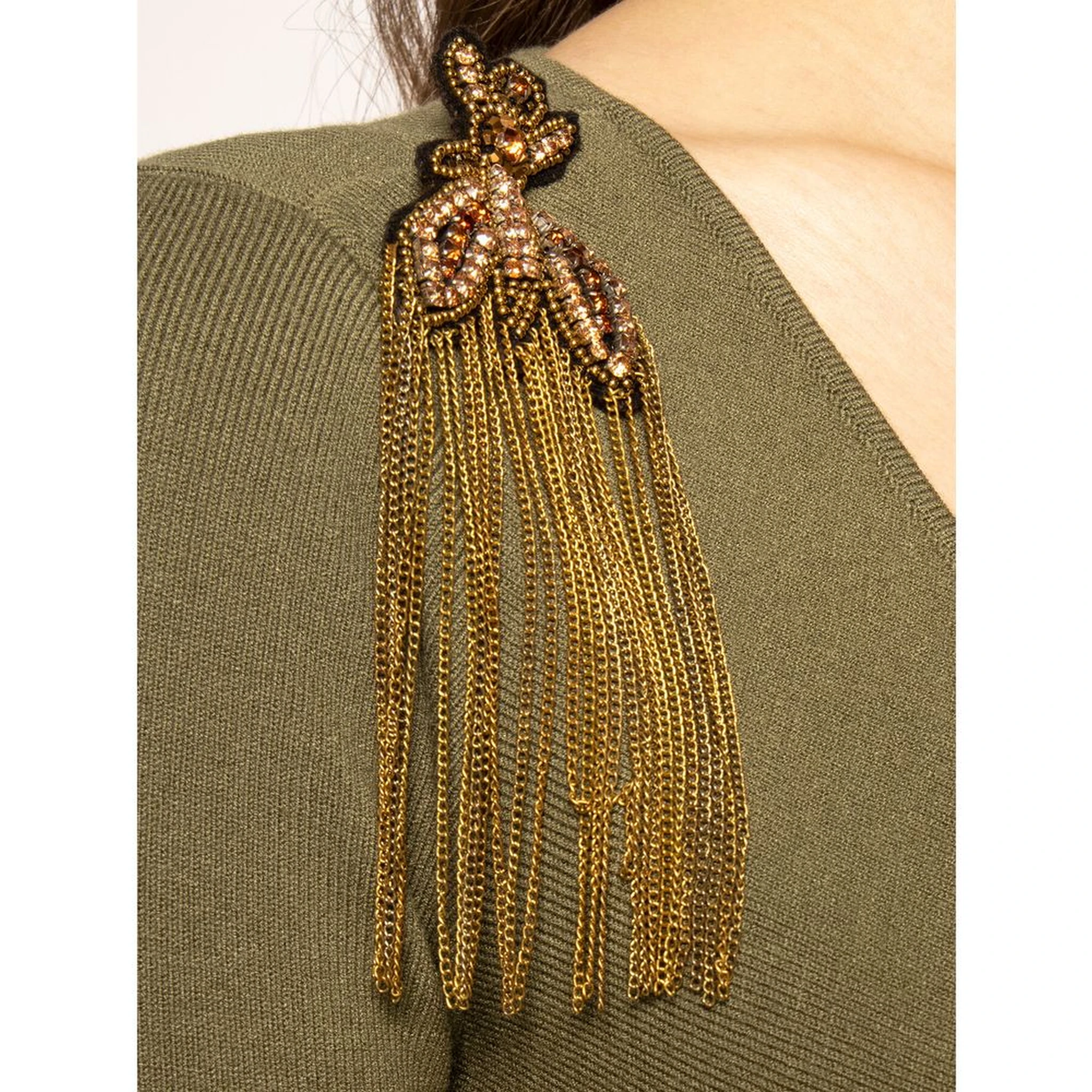 Green Viscose Sweatshirt