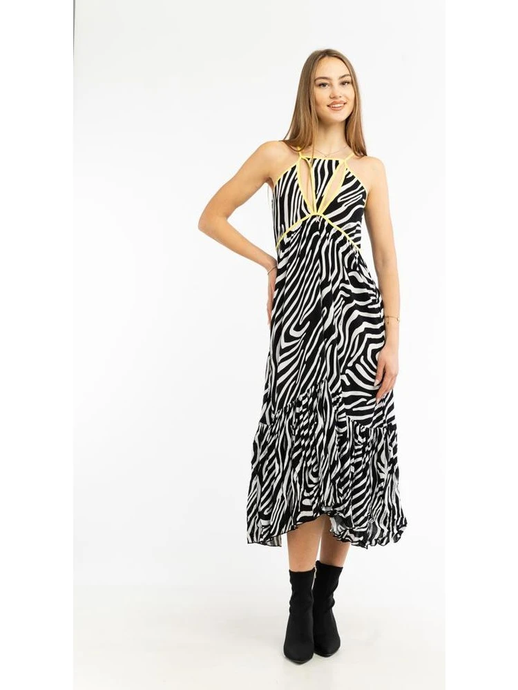 Black Viscose Casual Dress alternative