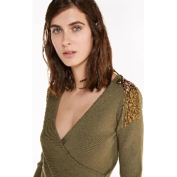 Green Viscose Sweatshirt