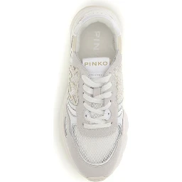 White Calf Leather Bos Taurus Athletic Sneakers