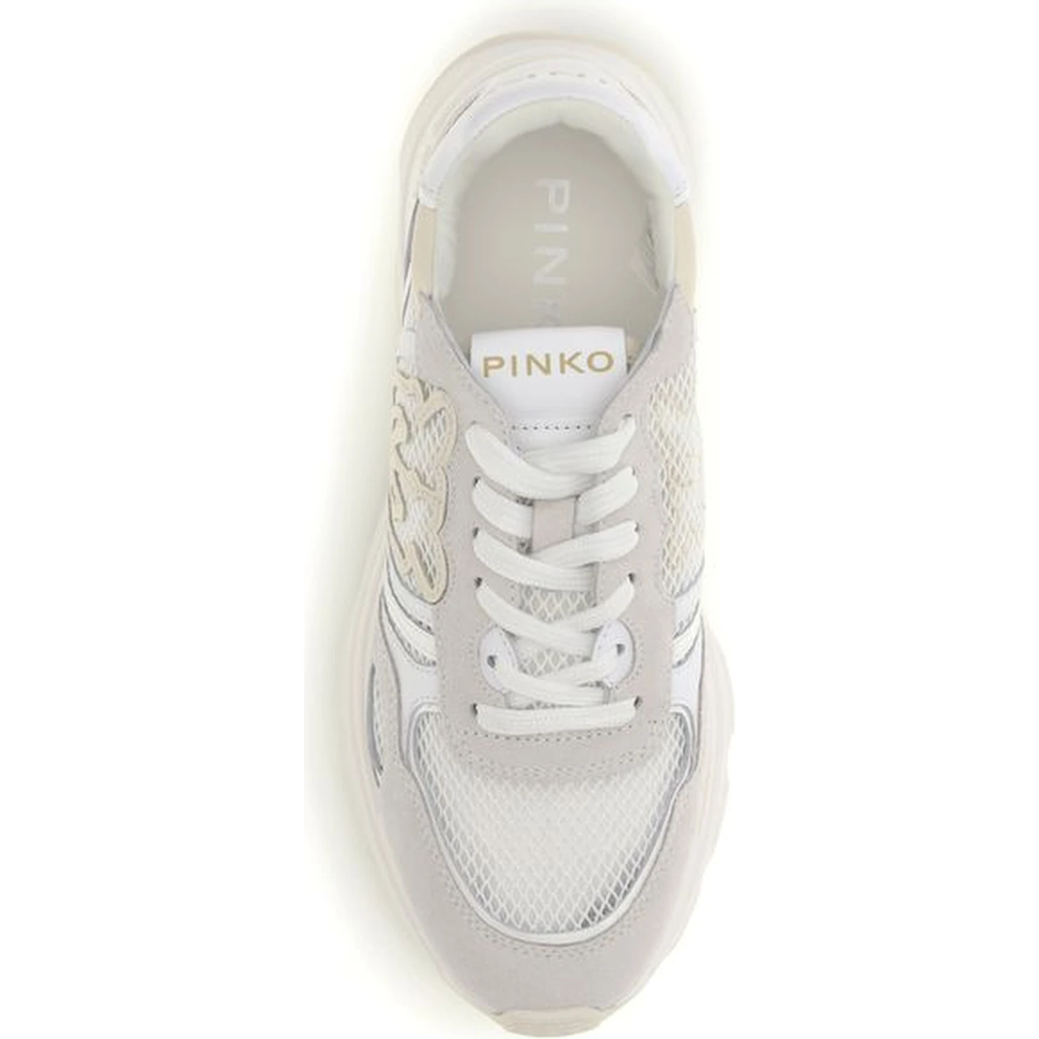 White Calf Leather Bos Taurus Athletic Sneakers