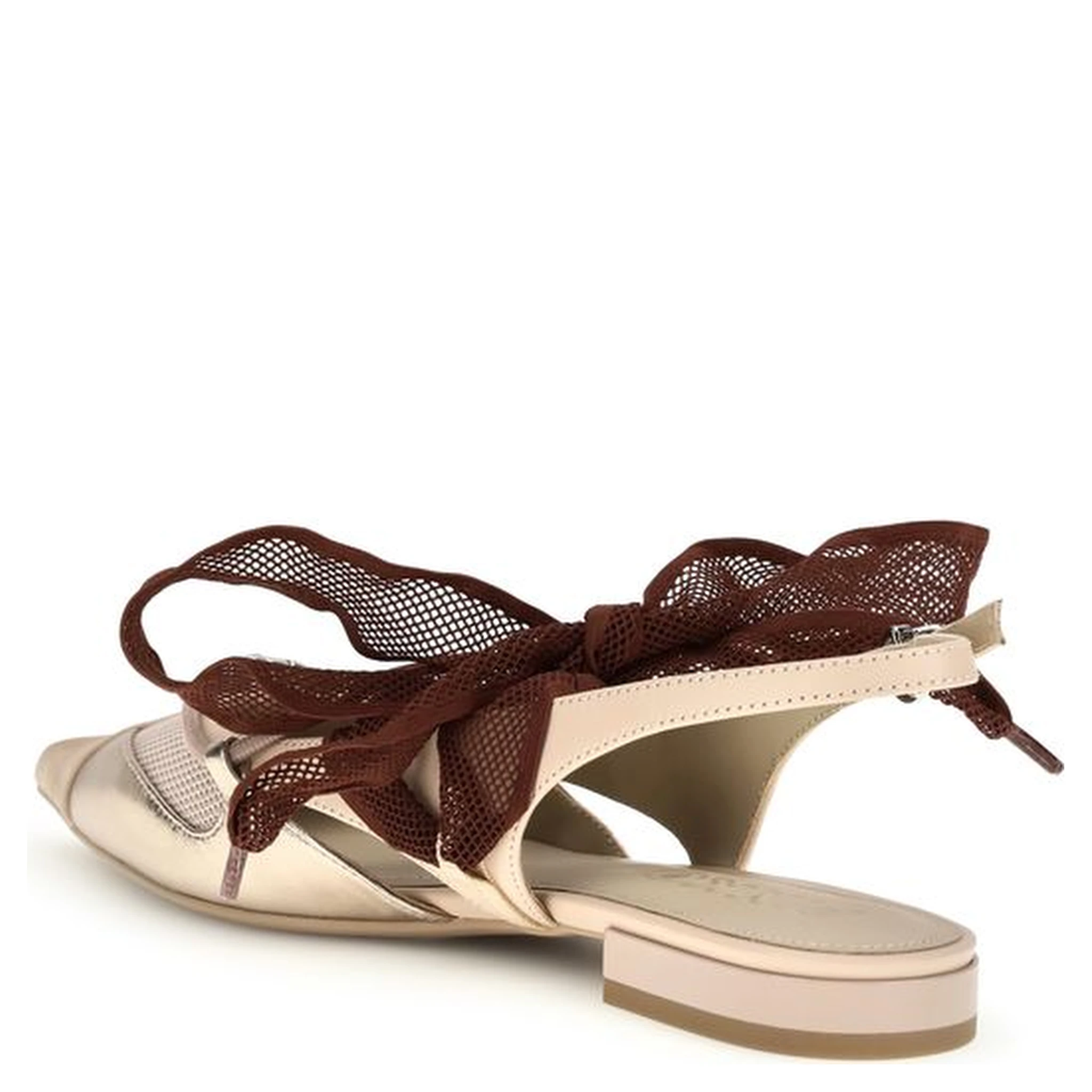 Multicolor Calf Leather Bos Taurus Ballet Flats