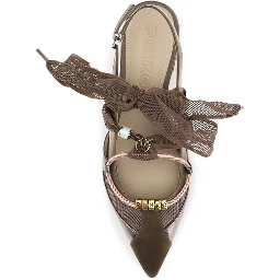 Brown Calf Leather Bos Taurus Ballet Flats