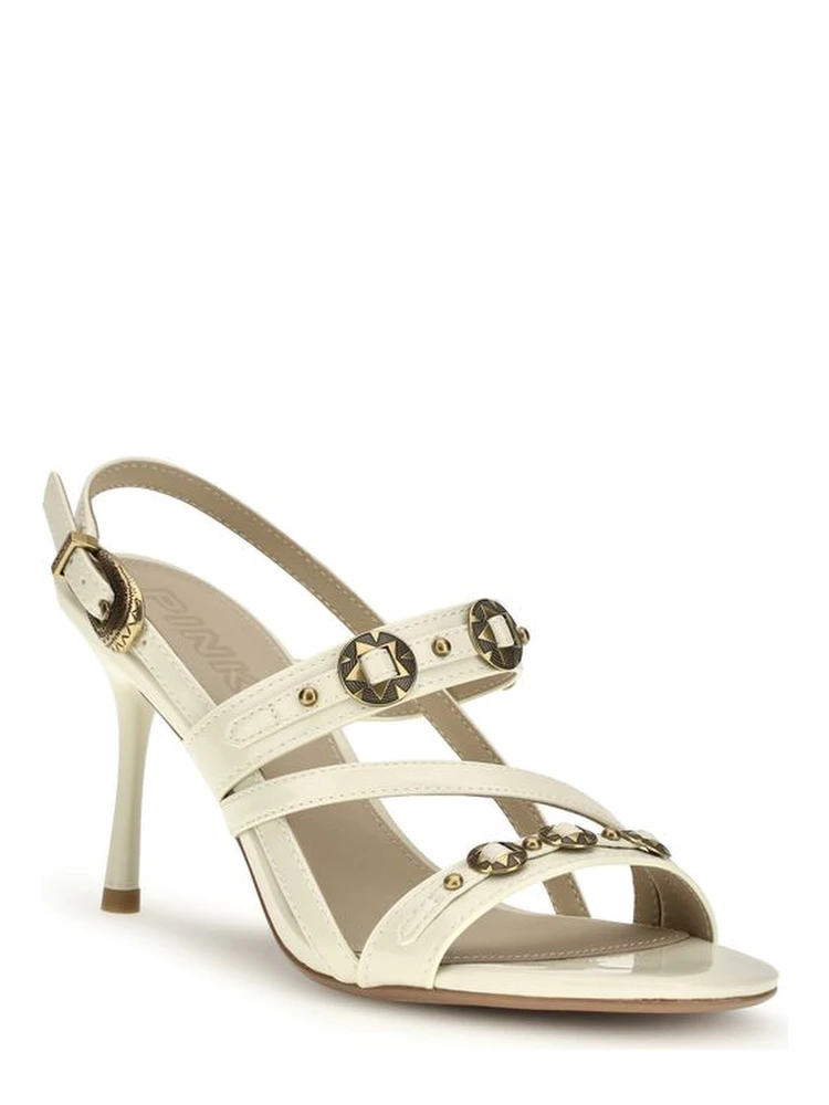 Cream Calf Leather Bos Taurus Stiletto Heel Sandals alternative