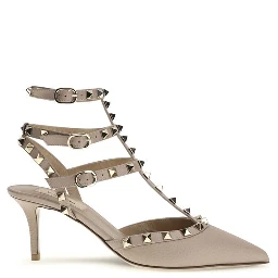 Gray Calf Leather Bos Taurus Pumps