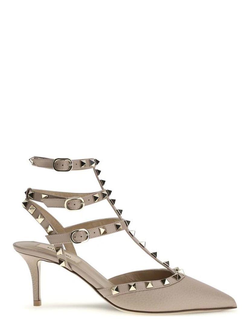 Gray Calf Leather Bos Taurus Pumps