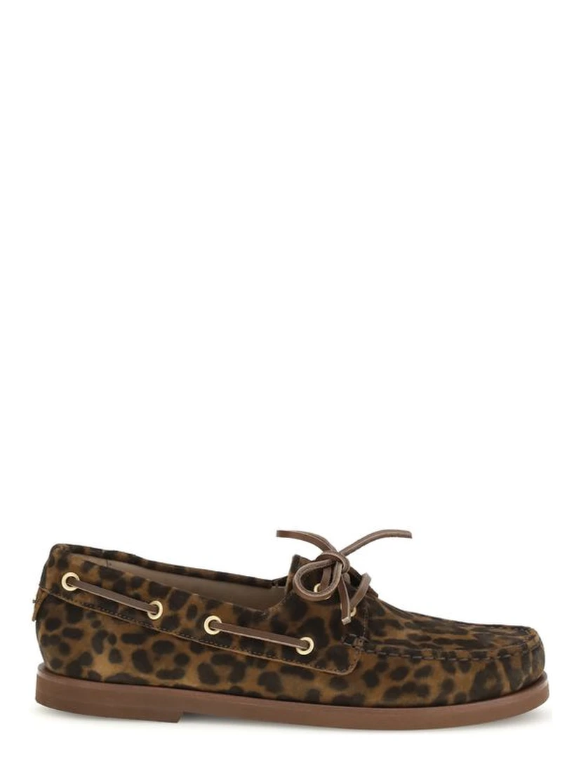 Multicolor Calf Leather Bos Taurus Slip-On Loafers