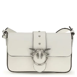 White Calf Leather Bos Taurus Shoulder Bag