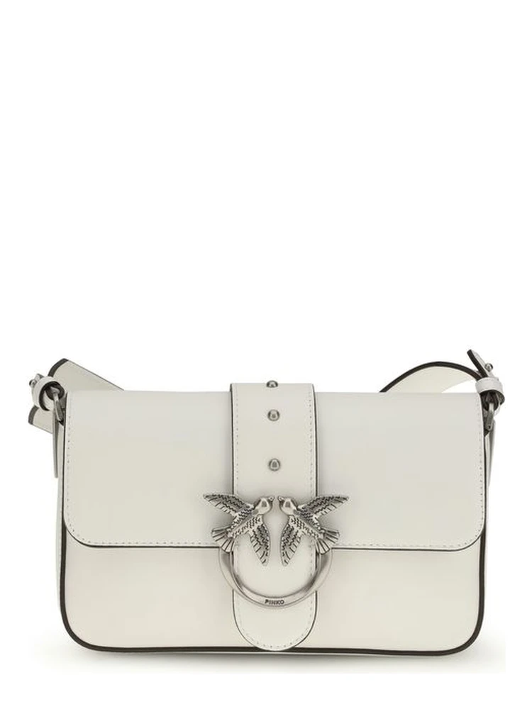 White Calf Leather Bos Taurus Shoulder Bag