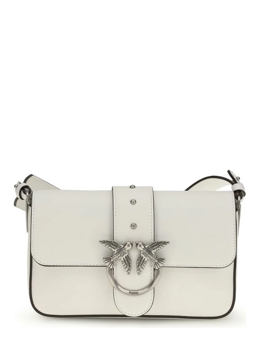 White Calf Leather Bos Taurus Shoulder Bag