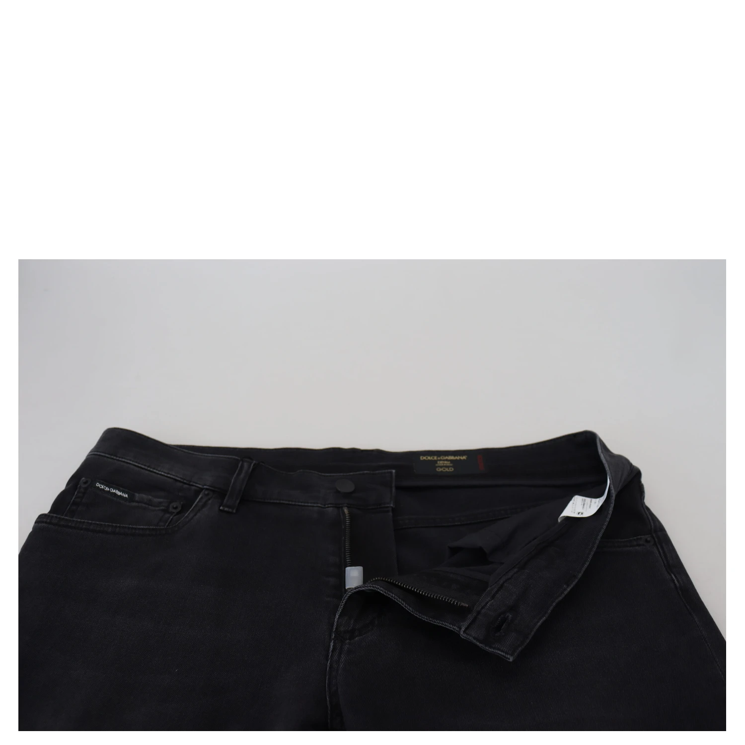 Black Angel Embroidery Skinny Denim Jeans