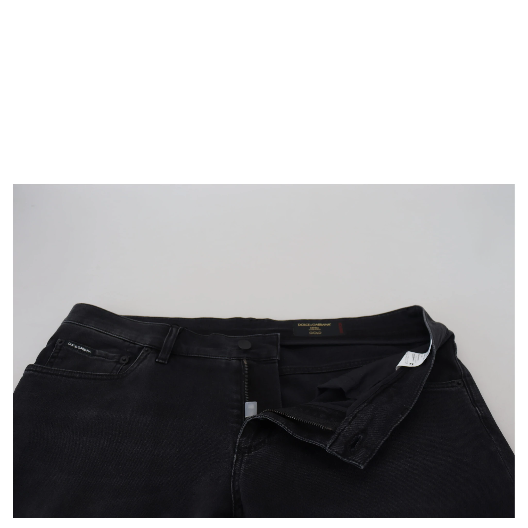 Black Angel Embroidery Skinny Denim Jeans