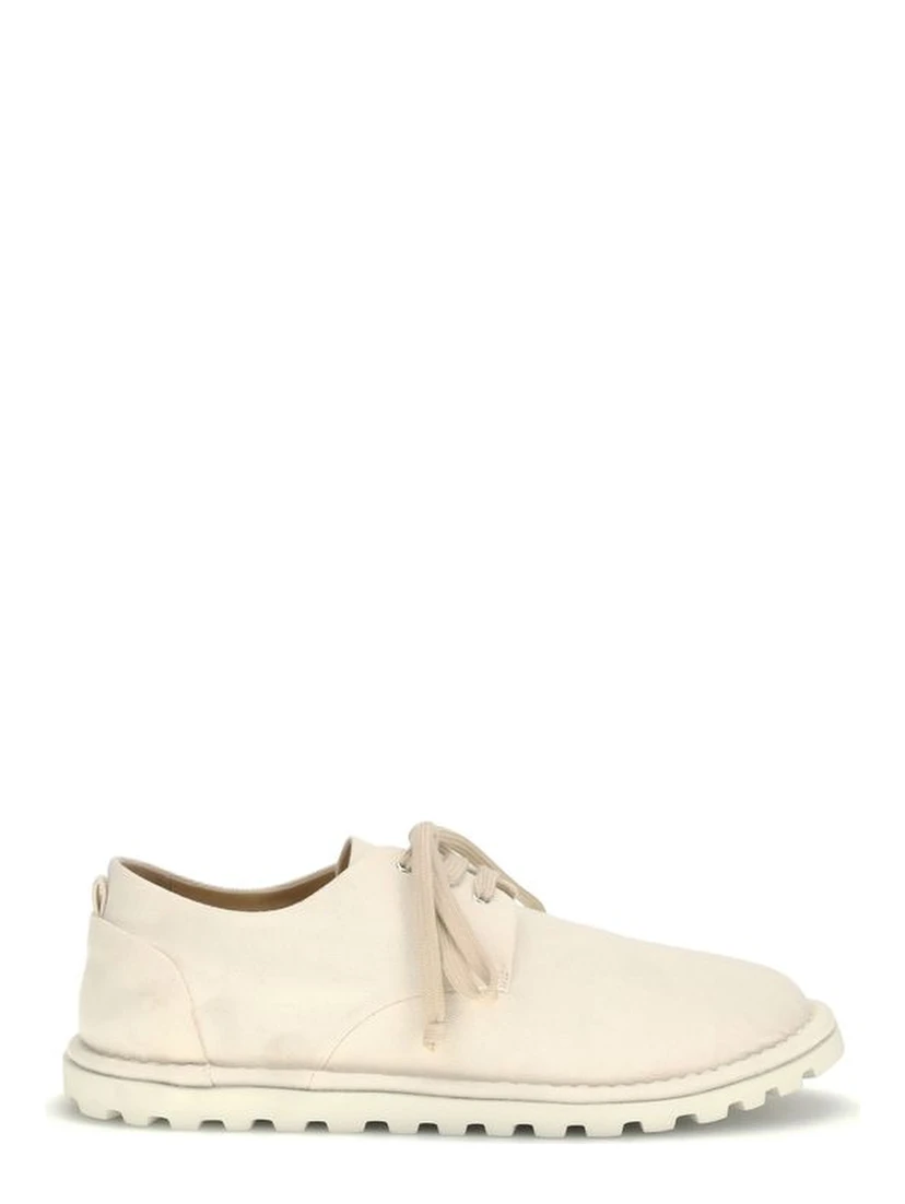 White Cotton Oxfords And Derbies