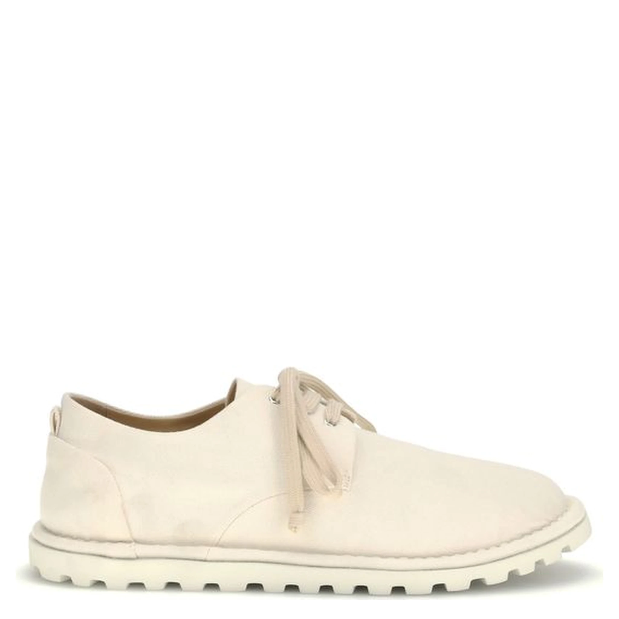 White Cotton Oxfords And Derbies