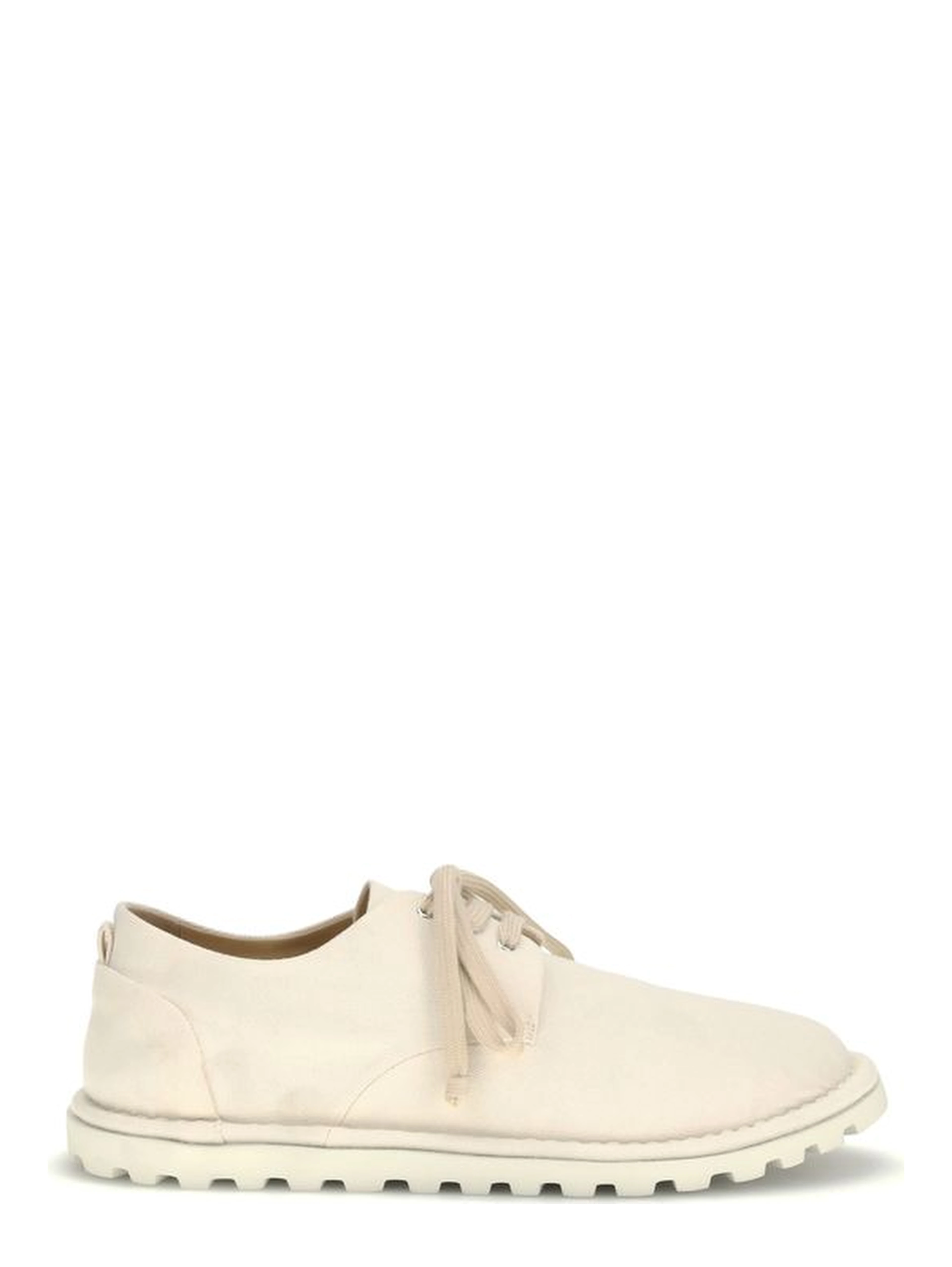 White Cotton Oxfords And Derbies